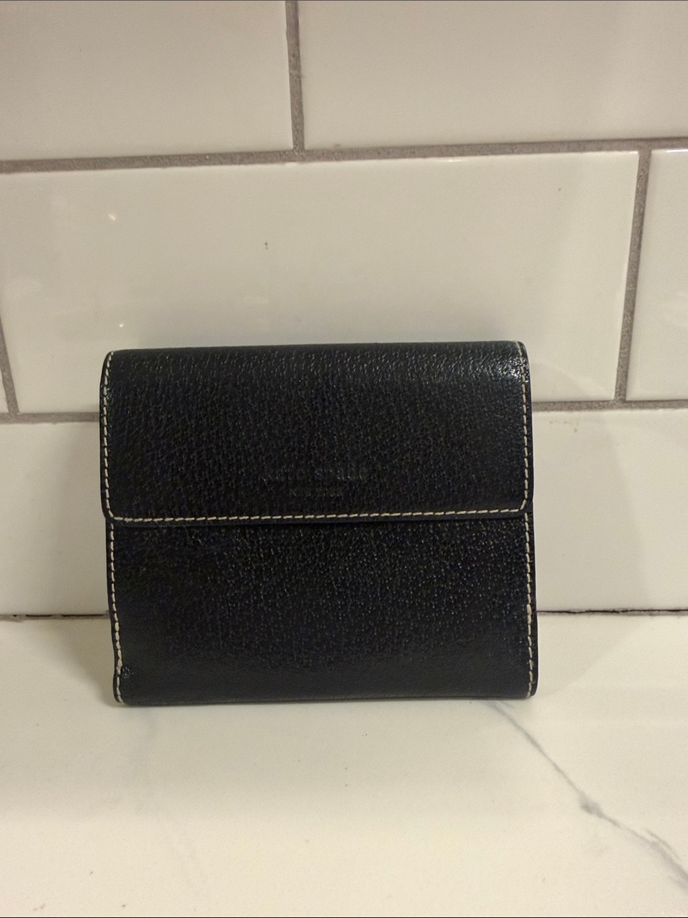 Kate Spade Classic Black Leather Bifold Wallet